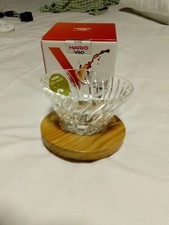 HARIO V60  GLASS AND OLIVE