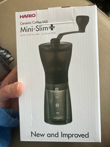 Hario ceramic coffee grinder - coffee,