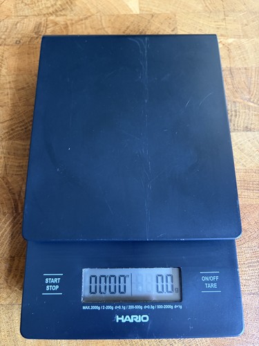 Hario v60 coffee - drip, scale